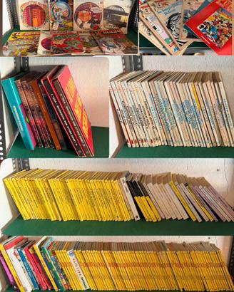 Lotto libri fumetti e riviste 1400pz