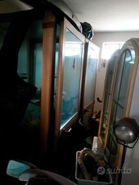 cabine telefono componibili  alluminio vetro