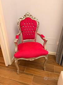 Poltrona barocca elegante