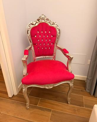 Poltrona barocca elegante