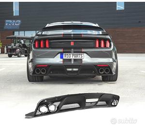 DIFUSORE FORD MUSTANG 15-17 LOOK GT350 + TERMINALI