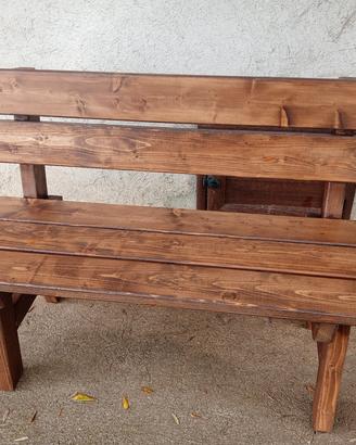 panchine in legno  2 o 3 posti