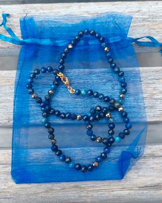 Collana Lapislazzuli e Pirite 