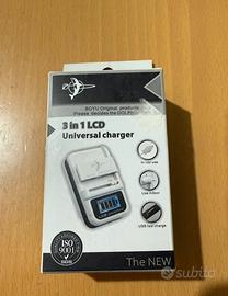 Caricabatterie universale LCD