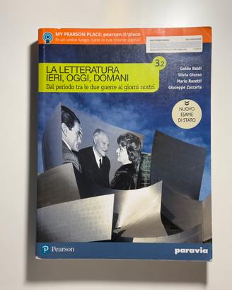 LA LETTERATURA IERI, OGGI, DOMANI 3.2
