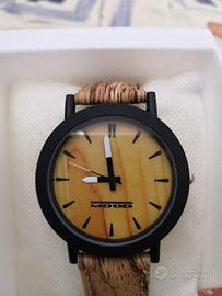 Orologio Mood effetto legno da polso uomo NUOVO