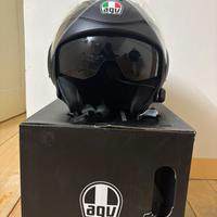 Casco jet agv