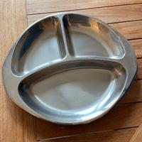 Piatto da portata Piazza Effepi a 3 scomparti inox