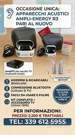 Apparecchi Acustici Ampli-Energy R3 Phonak+AmpliTV