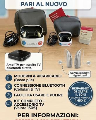 Apparecchi Acustici Ampli-Energy R3 Phonak+AmpliTV