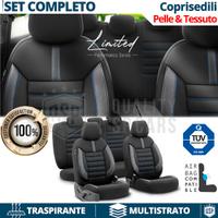 COPRISEDILI per Bmw X4 X5 X6 Tessuto Pelle Blu