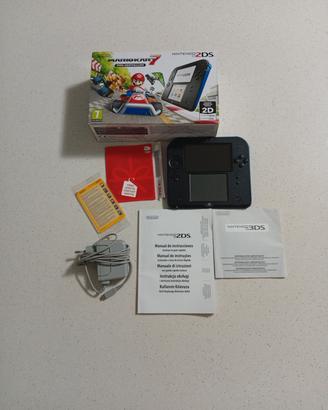 Nintendo 2DS Nero/Blu + Mario Kart 7