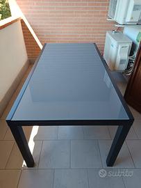 tavolo da esterno allungabile 180/240x90 cm
