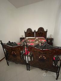 Letto matrimoniale ferro battuto