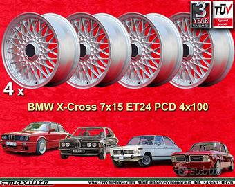 4 pz cerchi BMW Volkswagen Opel Mazda Audi BBS 7x1