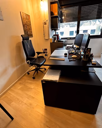 Arredo ufficio Babini Office ROVERE+ vetro – lotto