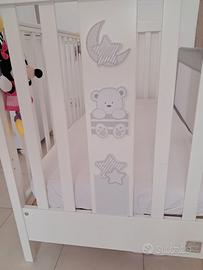 Lettino Neonato Italbaby 130x70 Bianco