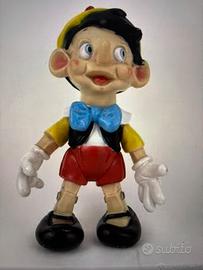 Pinocchio in gomma Walt Disney originale anni 60