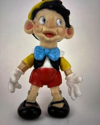 Pinocchio in gomma Walt Disney originale anni 60