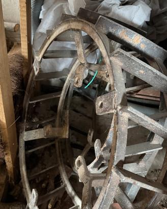 Aratro voltaorecchio motocoltivatore