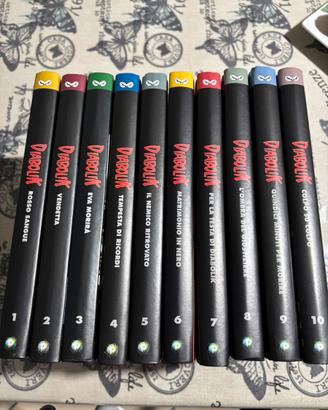 Fumetti a colori Diabolik 10 volumi anno 2006