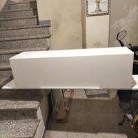 Pensile per cucina con scola piatti