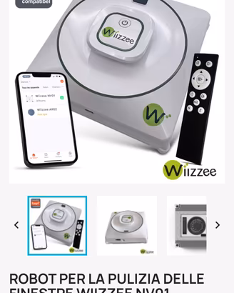 robot per vetri wiizzee nv01