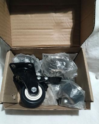 Nirox Set di 4 Ruote girevoli per mobili 50 mm