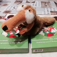 Lotto collana fumetti e peluche era glaciale