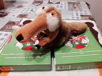 Lotto collana fumetti e peluche era glaciale