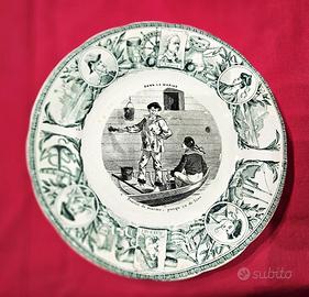 Antico Piatto, Lunéville - France - fine del 1800