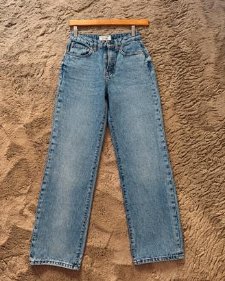 Jeans terranova wide leg vita alta