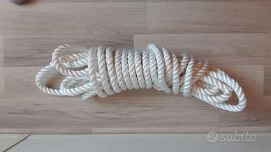 cima per barca Bianco 15 mm Poliestere - 13 metri