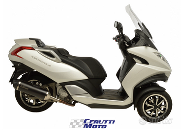 Scarico Leovince NERO Peugeot Metropolis 400 13 -