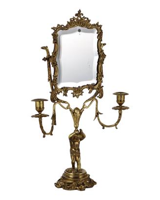 Specchio da Toilette in Bronzo - Fine '800