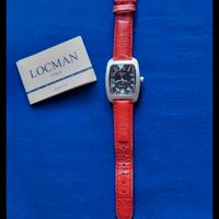 orologio da polso da donna Locman cinturino rosso