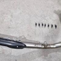 Scarico Triumph 765 titanio Akrapovic uff. Moto2