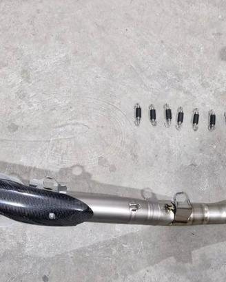 Scarico Triumph 765 titanio Akrapovic uff. Moto2