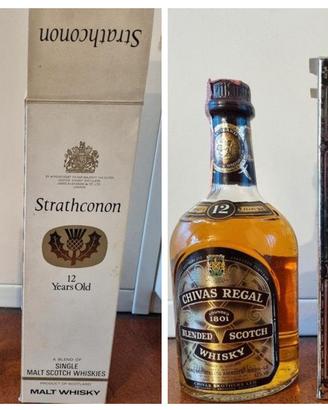 Bottiglie whisky 12 years old