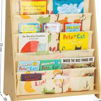 Scaffale a 4 livelli in tessutomer bambini