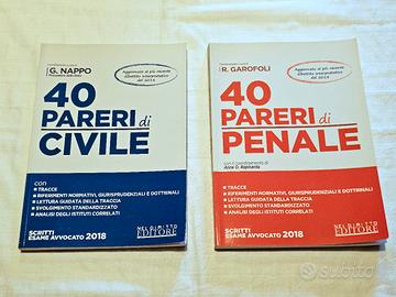 40 Pareri Civile e Penale - Nel Diritto Editore 