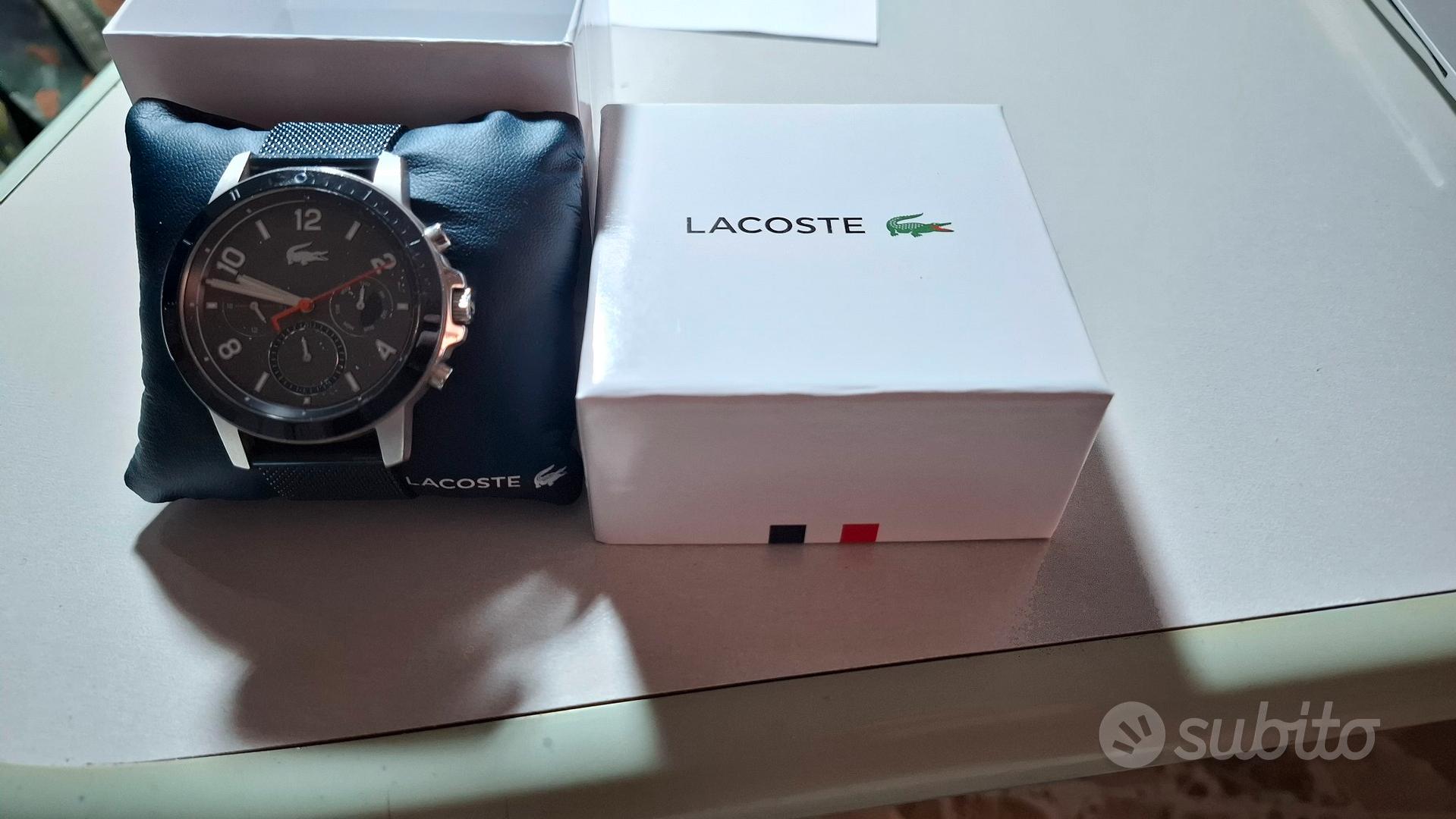 Orologio Lacoste Blu Navy in cinturino Loop maglia Abbigliamento e Accessori In vendita a Barletta Andria Trani