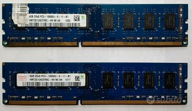 Memorie RAM DDR3 desktop 4GB + 4GB 1333mhz