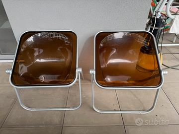 Coppia di poltrone Plona di Giancarlo Piretti