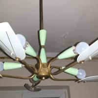 Lampadario Vintage a 5 petali anni'50