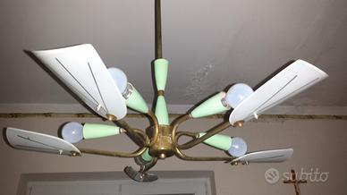 Lampadario Vintage a 5 petali anni'50