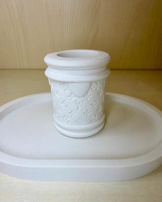 Vasetto in gesso louis vuitton