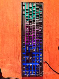 Tastiera multicolore