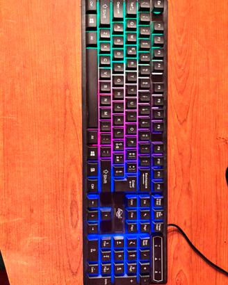 Tastiera multicolore