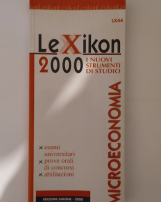 MIcroeconomia Lexikon Edizioni Simone